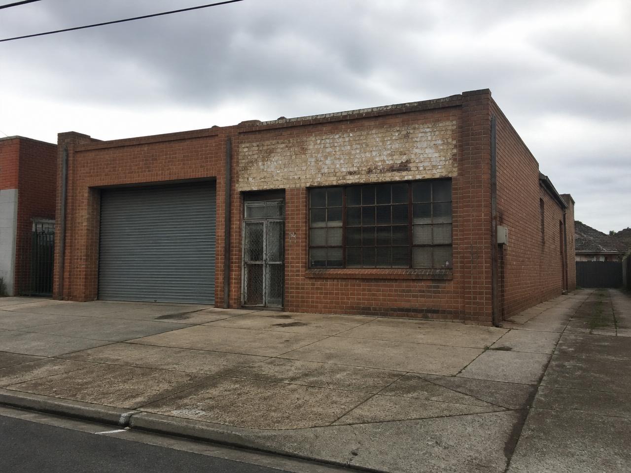 Before demolition photo — commercial strip-out in Footscray, Melbourne