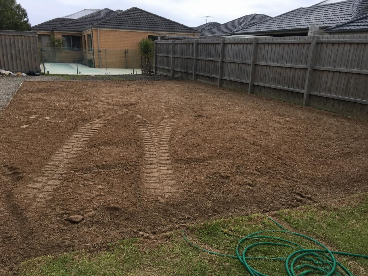 After demolition photo — cleared site in Point Cook, Melbourne