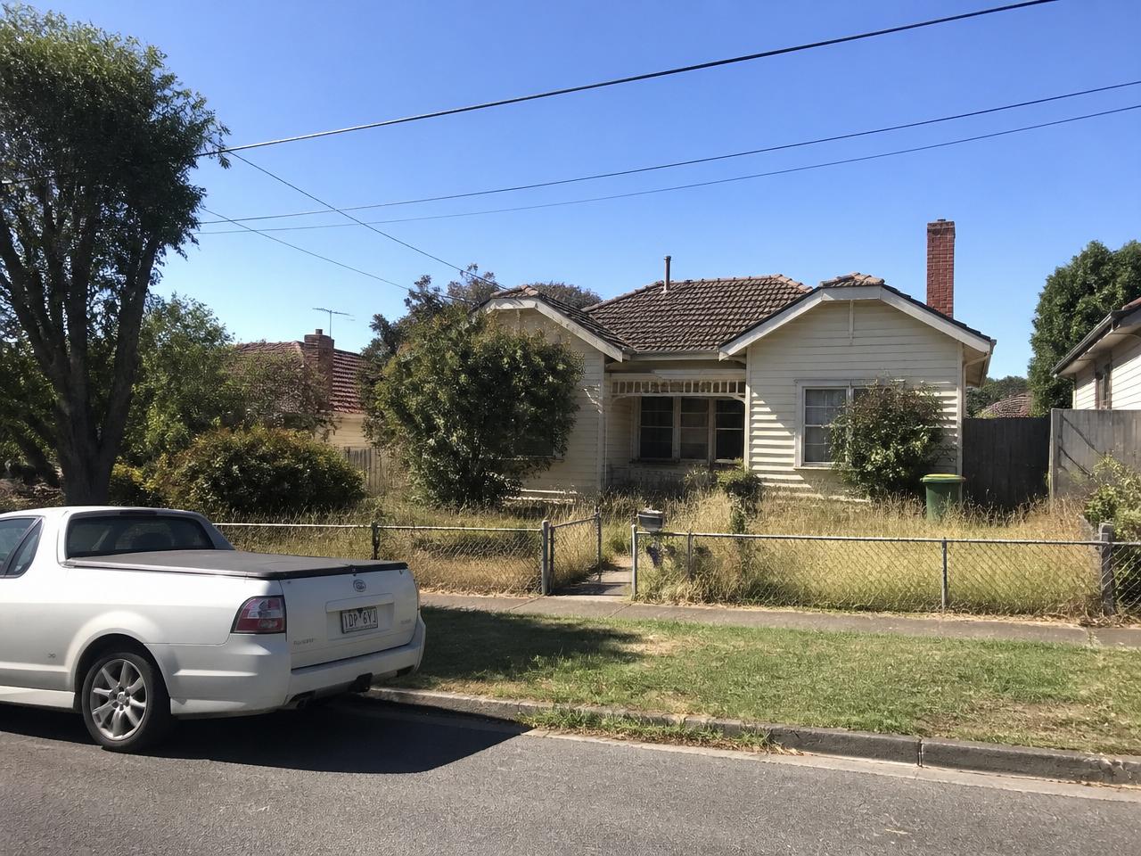 Before demolition photo — weatherboard knock-down in Richmond, Melbourne